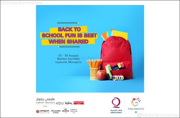 Donate a School Backpack for those in need at Doha Festival City