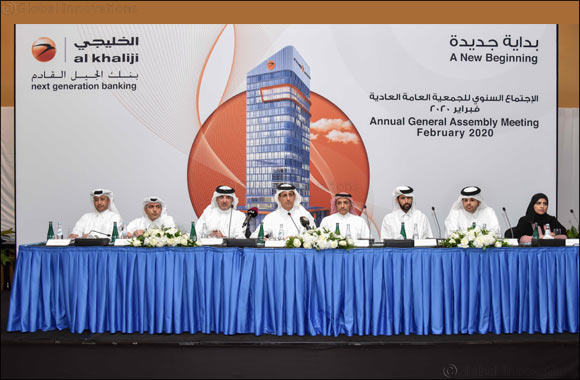 Al Khaliji's Shareholders Meeting  Endorses 2019 Financial Statements and  Approves Distribution of Cash Dividends