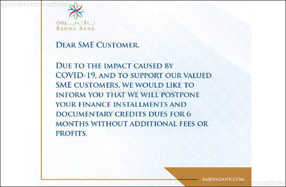 Barwa Bank Postpones the SME Finance Installments and Documentary Credits Dues