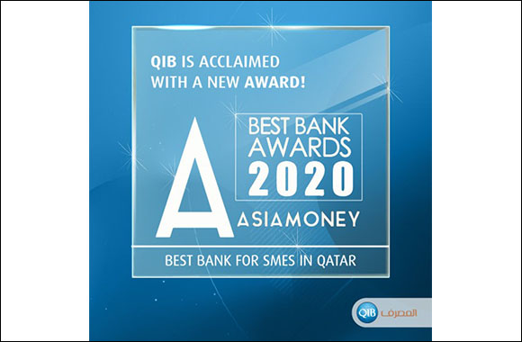 QIB Named Best Bank for SMEs in Qatar at Asiamoney Best Bank Awards 2020