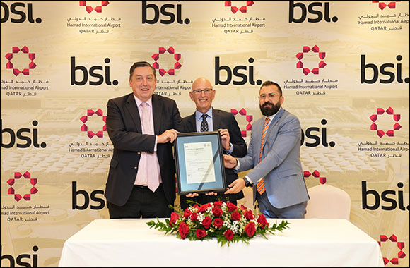 Hamad International Airport has received recertification to ISO 22301 Business Continuity Management Systems by BSI