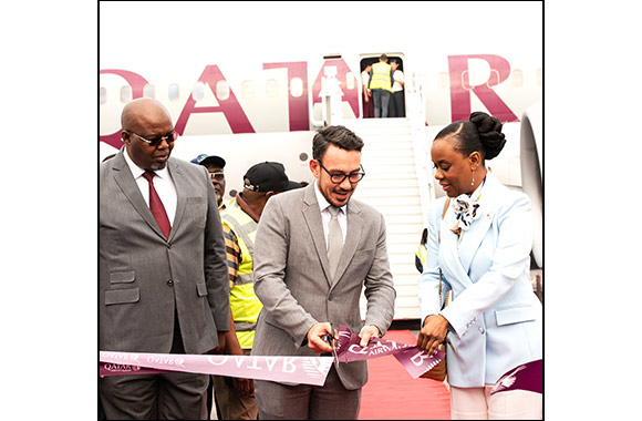 Qatar Airways Touches Down for the First time in Kinshasa, Democratic Republic of the Congo