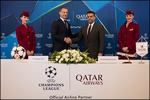 Qatar Airways Becomes the Official Airline Partner of the  UEFA Champions League