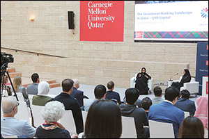 QNB Capital CEO discusses importance of investment banking in Qatar's National Vision at CMU-Q