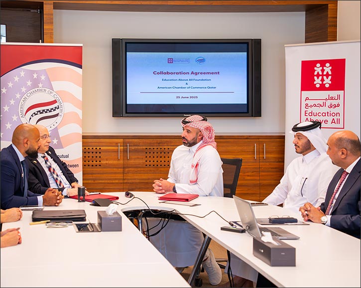 Education Above All Foundation Announces New Collaboration with the American Chamber of Commerce Qatar to expand the "Qatar Connection" opportunities