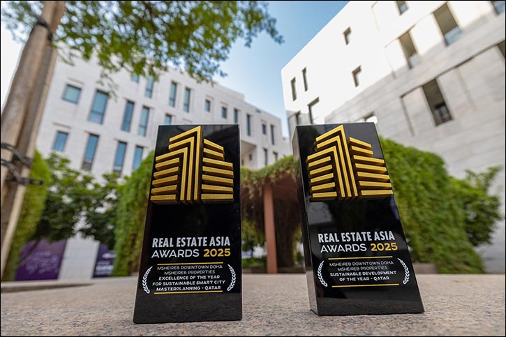 Msheireb Properties Achieves Double Victory at Prestigious Real Estate Asia Awards 2025